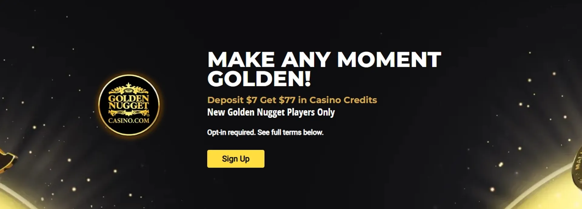 Bônus de depósito em cassino online